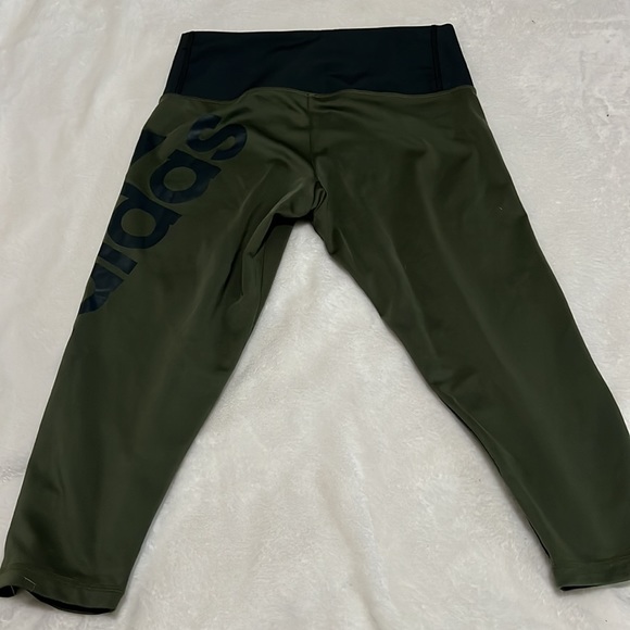 Adidas Crop Compression Leggings - Picture 6 of 7